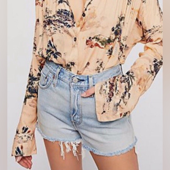 Free People Pants - Free People Denim Cut Off Jean Shorts